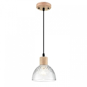 Подвесной светильник Lumion Natana 8055/1А цвет плафона/подвески Прозрачный, цвет арматуры Коричневый-2
