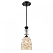 Подвесной светильник Lumion Elenika 8056/1А цвет плафона/подвески Оранжевый, цвет арматуры Черный-2