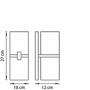 Накладной светильник Lightstar Qub1ca 805620 цвет плафона/подвески Белый, цвет арматуры Хром-3