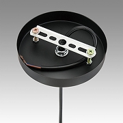 Подвесной светильник Lumion Elenika 8057/1А цвет плафона/подвески Светло-серый, цвет арматуры Черный-7