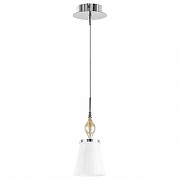 Подвесной светильник Lightstar Esc1ca 806010 цвет плафона/подвески Белый, цвет арматуры Хром, Оранжевый-1