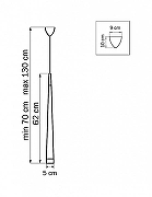 Подвесной светильник Lightstar Punto 807017 цвет плафона/подвески Белый, Черный, цвет арматуры Хром-3
