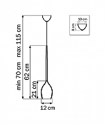 Подвесной светильник Lightstar Meta 807117 цвет плафона/подвески Черный, цвет арматуры Черный-2