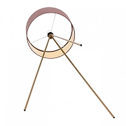 Торшер Lumion Aviola 8076/1F цвет плафона/подвески Коричневый, цвет арматуры Золото-2