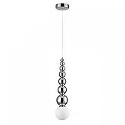 Подвесной светильник Lumion Solida 8088/1A цвет плафона/подвески Белый, цвет арматуры Хром-2