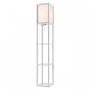 Торшер с полкой Lumion Practic 8089/1F цвет плафона/подвески Белый, цвет арматуры Белый-3