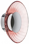 Накладной светильник Lightstar Celesta 809012 цвет плафона/подвески Розовый, цвет арматуры Хром