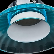 Накладной светильник Lightstar Celesta 809015 цвет плафона/подвески Голубой, цвет арматуры Хром-7