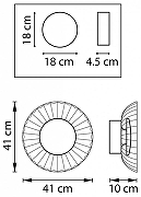 Накладной светильник Lightstar Celesta 809022 цвет плафона/подвески Розовый, цвет арматуры Хром-6
