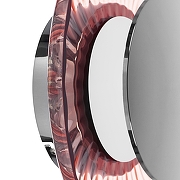 Накладной светильник Lightstar Celesta 809022 цвет плафона/подвески Розовый, цвет арматуры Хром-2