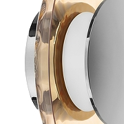 Накладной светильник Lightstar Celesta 809023 цвет плафона/подвески Коньячный, цвет арматуры Хром-2