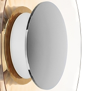 Накладной светильник Lightstar Celesta 809023 цвет плафона/подвески Коньячный, цвет арматуры Хром-3