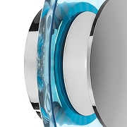 Накладной светильник Lightstar Celesta 809025 цвет плафона/подвески Голубой, цвет арматуры Хром-2