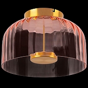 Накладной светильник Lightstar Celesta 809062 цвет плафона/подвески Розовый, цвет арматуры Золото, Красный-1