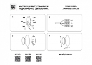 Накладной светильник Lightstar Celesta 809103 цвет Золото, Красный-3