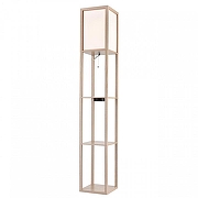 Торшер с полкой Lumion Practic 8091/1F цвет плафона/подвески Белый, цвет арматуры Коричневый-3