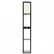 Торшер с полкой Lumion Practic 8092/1F цвет плафона/подвески Белый, цвет арматуры Черный-1