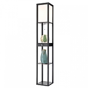 Торшер с полкой Lumion Practic 8092/1F цвет плафона/подвески Белый, цвет арматуры Черный-2