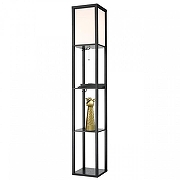 Торшер с полкой Lumion Practic 8093/1F цвет плафона/подвески Белый, цвет арматуры Черный-2