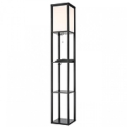 Торшер с полкой Lumion Practic 8093/1F цвет плафона/подвески Белый, цвет арматуры Черный-3