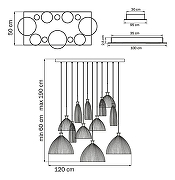 Подвесной светильник Lightstar Agola 810223 цвет хром-1