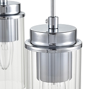 Подвесной светильник Lumion Isha 8102/3A цвет плафона/подвески Прозрачный, цвет арматуры Хром-5