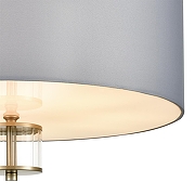 Светильник на штанге Lumion Damona 8108/5C цвет плафона/подвески Серый, цвет арматуры Латунь, Прозрачный-5