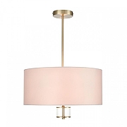 Светильник на штанге Lumion Damona 8109/5C цвет плафона/подвески Бежевый, цвет арматуры Латунь, Прозрачный-3