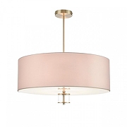 Светильник на штанге Lumion Damona 8109/7C цвет плафона/подвески Бежевый, цвет арматуры Латунь, Прозрачный-1