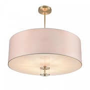 Светильник на штанге Lumion Damona 8109/7C цвет плафона/подвески Бежевый, цвет арматуры Латунь, Прозрачный-2