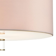 Светильник на штанге Lumion Damona 8109/7C цвет плафона/подвески Бежевый, цвет арматуры Латунь, Прозрачный-5