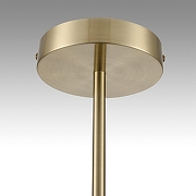 Светильник на штанге Lumion Damona 8109/7C цвет плафона/подвески Бежевый, цвет арматуры Латунь, Прозрачный-6