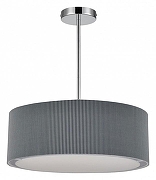 Светильник на штанге Lumion Zigrisa 8111/5 цвет плафона/подвески Серый, цвет арматуры Прозрачный, Хром