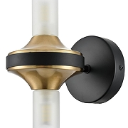 Бра Lumion Tamaresa 8112/2W цвет плафона/подвески Белый, Прозрачный, цвет арматуры Черный-5