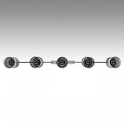 Светильник на штанге Lumion Tauna 8114/10 цвет плафона/подвески Серый, цвет арматуры Хром-2