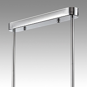 Светильник на штанге Lumion Tauna 8114/10 цвет плафона/подвески Серый, цвет арматуры Хром-6