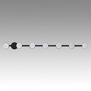 Подвесной светильник Lumion Torina 8117/7 цвет плафона/подвески Черный, цвет арматуры Черный-2