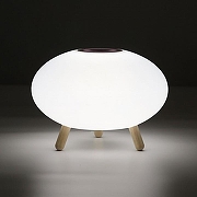 Настольная лампа DeMarkt Арлон 812030801 цвет плафона/подвески Белый, цвет арматуры Коричневый-1