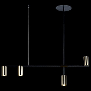 Светильник на штанге Loft it Tr1bes 8120-4 цвет плафона/подвески Латунь, цвет арматуры Черный-1