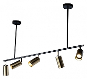 Светильник на штанге Loft it Tr1bes 8120P-5 цвет плафона/подвески Латунь, цвет арматуры Золото, Черный