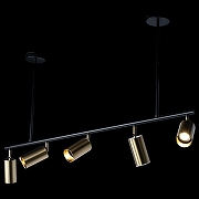 Светильник на штанге Loft it Tr1bes 8120P-5 цвет плафона/подвески Латунь, цвет арматуры Золото, Черный-3