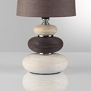 Настольная лампа Lumion Latza 8126/1Т цвет плафона/подвески Коричневый, цвет арматуры Бежевый, Коричневый-3