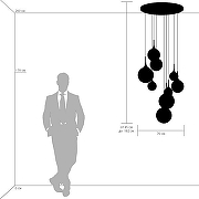 Подвесной светильник Lightstar Globo 813092 цвет золото-1