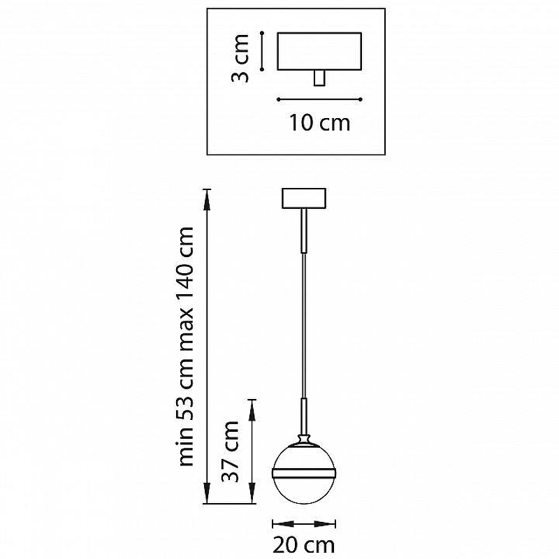 Подвесной светильник Lightstar Globo 813111 