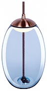 Подвесной светильник Loft it Knot 8133-A цвет плафона/подвески Голубой, цвет арматуры Медь