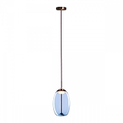 Подвесной светильник Loft it Knot 8133-A mini цвет плафона/подвески Голубой, цвет арматуры Медь-2