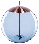 Подвесной светильник Loft it Knot 8133-B mini цвет плафона/подвески Голубой, цвет арматуры Медь