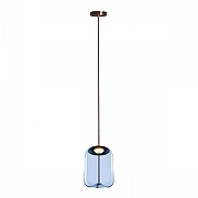 Подвесной светильник Loft it Knot 8133-C mini цвет плафона/подвески Голубой, цвет арматуры Медь-1