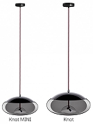 Подвесной светильник Loft it Knot 8134-D цвет плафона/подвески Светло-серый, цвет арматуры Хром-5