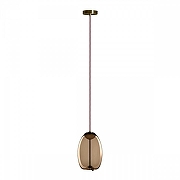Подвесной светильник Loft it Knot 8135-A mini цвет плафона/подвески Янтарный, цвет арматуры Латунь-1